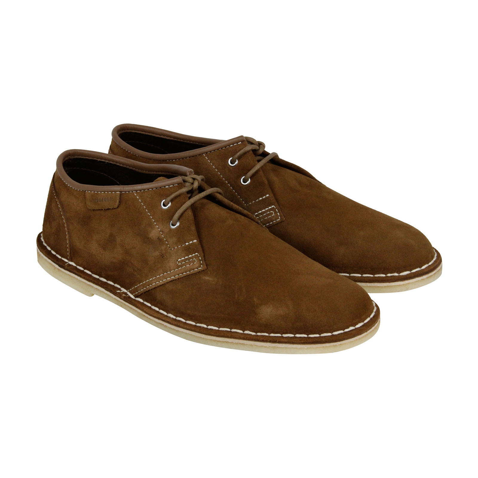 Clarks Originals Jink Mens Brown Suede Casual Dress Lace Up Oxfords Shoes